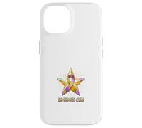 Carcasa para iPhone 14 Diseño de Conciencia Inspirado en Shine On Star Ribbon