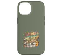 Carcasa para iPhone 14 Diseño de Fiesta Latina, gráfico de celebración de Boricua Beats