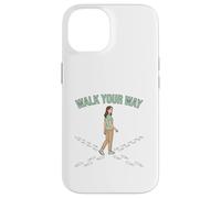 Carcasa para iPhone 14 Diseño de motivación de Camino Personal Walk Your Way
