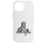 Carcasa para iPhone 14 Diseño Espartano de Guerrero de Fuerza en Silencio