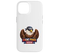 Carcasa para iPhone 14 Diseño Patriotic Eagle Biker Freedom American Spirit