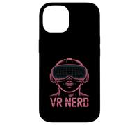 Carcasa para iPhone 14 Diseño tecnológico futurista VR Nerd