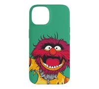 Carcasa para iPhone 14 Disney The Muppets Animal Electric Mayhem Big Face Green