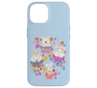 Carcasa para iPhone 14 Disney Winnie the Pooh Spring Easter Friendly Flower Faces