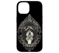 Carcasa para iPhone 14 Distinguido Schnauzer Vintage Barbudo Caballero