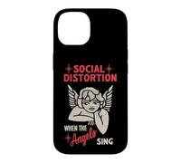 Carcasa para iPhone 14 Distorsión Social Oficial Cuando los ángeles cantan