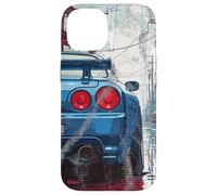 Carcasa para iPhone 14 Distress JDM Drift Race Sport Car Japón Regalo Mercado Nacional