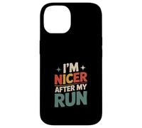 Carcasa para iPhone 14 Divertido Dicho Que Soy más Agradable después de mi Carrera sarcástico