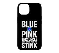 Carcasa para iPhone 14 Divertido Dicho Rosa This Uncle Wont Change You If You Stink