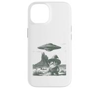 Carcasa para iPhone 14 Divertido gnomo del Desierto OVNI Alien Western Encounter Design