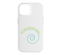 Carcasa para iPhone 14 Divertido Juego de Palabras de microbiología Nos Estamos volviendo virales