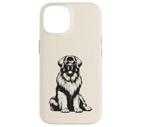 Carcasa para iPhone 14 Divertido Perro Leonberger con Gafas de Sol