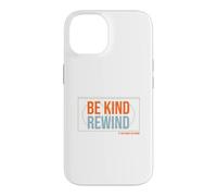 Carcasa para iPhone 14 Divertido y nostálgico Be Kind Rewind en VHS