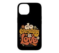 Carcasa para iPhone 14 Do Everything In Love 1 Corintios 16:14 Versículo bíblico de fe