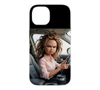 Carcasa para iPhone 14 Driving To Work Meme Funny