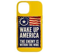 Carcasa para iPhone 14 El Enemigo está Dentro del Alambre