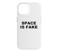 Carcasa para iPhone 14 El Espacio es Falsa y Divertida teoría de la conspiración