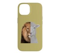Carcasa para iPhone 14 El león y el Cordero