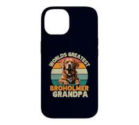 Carcasa para iPhone 14 El Mejor Perro Broholmer del Mundo, Abuelo, Divertido dueño de Perros Retro