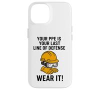 Carcasa para iPhone 14 El PPE es su última línea de Defensa | Campaña de concienciación sobre la Seguridad