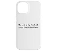 Carcasa para iPhone 14 El Señor es Mi Pastor Diseño para Amantes de la Fe Cristiana