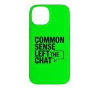 Carcasa para iPhone 14 El Sentido común Antisocial dejó el Chat Anti Gente estúpida