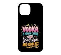 Carcasa para iPhone 14 El Vodka Ahora está a Cargo Buena Suerte y Que Dios los Bendiga