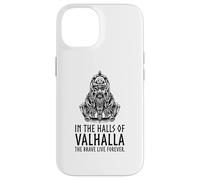 Carcasa para iPhone 14 En Valhalla los Valientes Viven para Siempre - Odin Viking Mythology