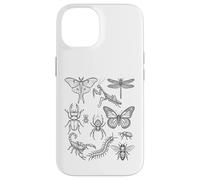 Carcasa para iPhone 14 Entomología Especies de Insectos Historia Natural científica mínima