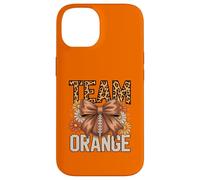 Carcasa para iPhone 14 Equipo Vintage Naranja School Spirit W ame Day Varsity Crew