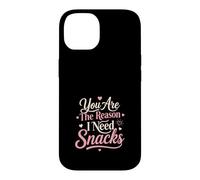 Carcasa para iPhone 14 Eres La Razón Snacks Amor Divertido Parejas
