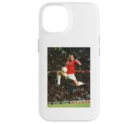 Carcasa para iPhone 14 Eric Cantona Leap Copa Mundial de Fútbol del Manchester United