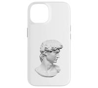Carcasa para iPhone 14 Escultura de Cabeza de Estatua de Miguel Ángel David