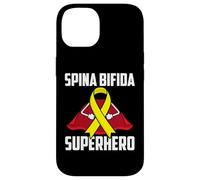 Carcasa para iPhone 14 Espina Bífida Superhéroe Superviviente Guerrero Luchador