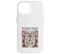 Carcasa para iPhone 14 Espíritu Wendigo Críptido Terror Folklore Bosque