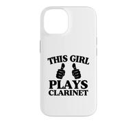 Carcasa para iPhone 14 Esta Chica Toca Clarinete Dos Pulgares