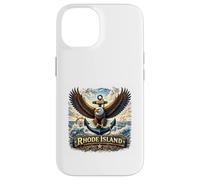Carcasa para iPhone 14 Estado del Patrimonio Marítimo de Rhode Island Eagle