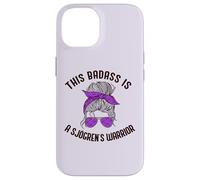 Carcasa para iPhone 14 Este Badass ES UN Guerrero DE SJOGREN Purple Ribbon Meme