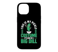 Carcasa para iPhone 14 Este es mi Disfraz de pepinillo Disfraz de eneldo de Comida de Halloween