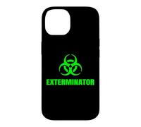 Carcasa para iPhone 14 Exterminador Técnico de Control de Plagas Símbolo Cool Biohazard