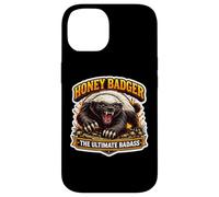 Carcasa para iPhone 14 Fan de Honey Badger: The Ultimate Badass, Genial y Amante de los Animales