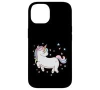 Carcasa para iPhone 14 Fantasy Horse Unicorn está Enamorado