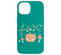 Carcasa para iPhone 14 Farmcore Mushroom Cute Pastel Pumpkin Cottagecore Aesthetic