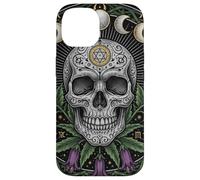 Carcasa para iPhone 14 Fases Lunares Hongo Gótico