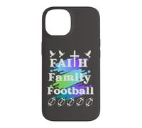 Carcasa para iPhone 14 Fe, Familia, Fútbol, Diversión de otoño Ropa de Mujer Cristiana