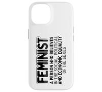 Carcasa para iPhone 14 Feminista Social Política Igualdad Económica Sexos Feminismo