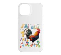 Carcasa para iPhone 14 Fête d'anniversaire poulette pour Enfants de 1 ANS