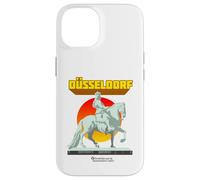 Carcasa para iPhone 14 Figura Ecuestre de Jan Wellem Frente al Ayuntamiento de Düsseldorf