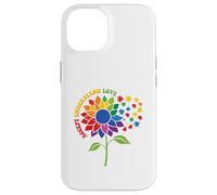 Carcasa para iPhone 14 Flor de Conciencia sobre el Autismo - Aceptar Entender Amor Autismo Mamá