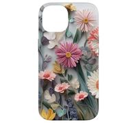 Carcasa para iPhone 14 Floral Flower Pattern Botanical Nature Garden Bloom Cute